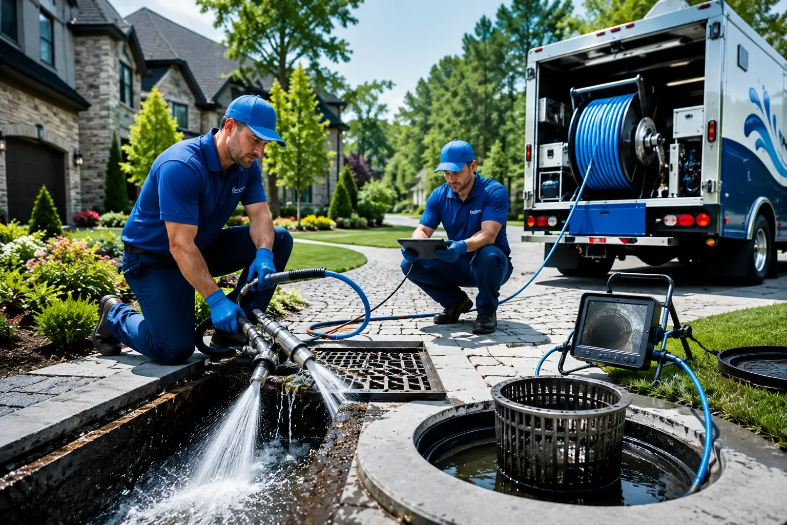 Local outdoor drain cleaning professionals in Huntington, MA
