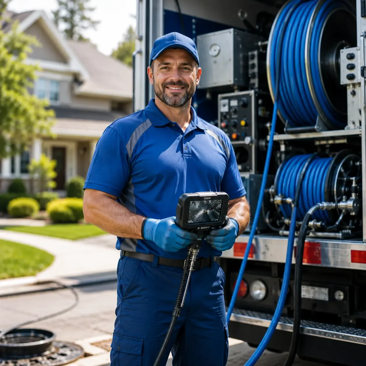 Local outdoor drain cleaning specialists in Huntington, MA